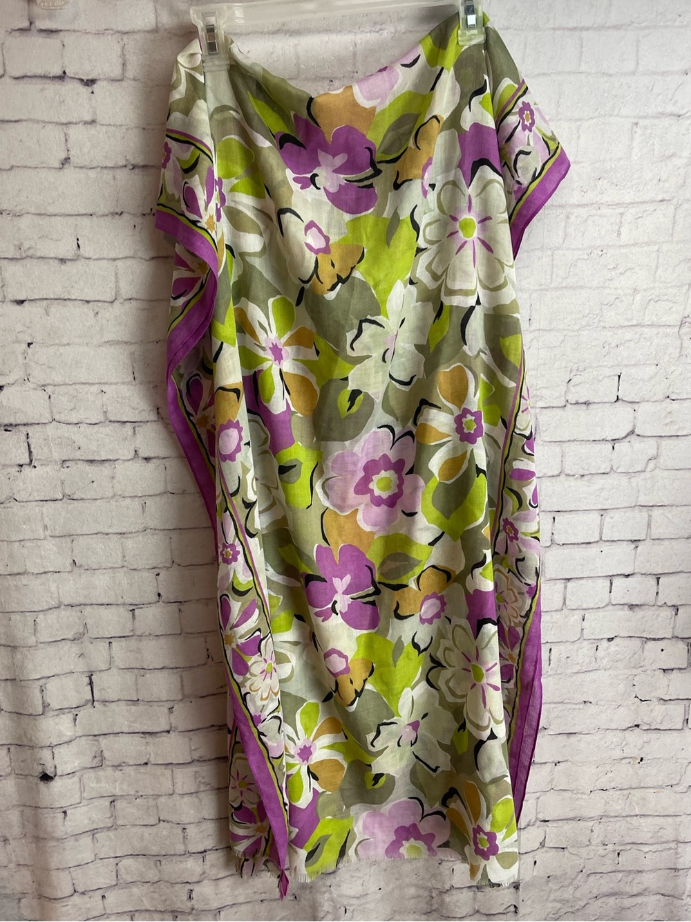 Vera Bradley portobello road oblong scarf floral print - Picture 2 of 6
